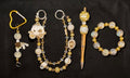 YOUR CHARIOT AWAITS TOO - Beaded Charm, Keychain, Pen & Stretch Bracelet Set