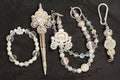 YOUR CHARIOT AWAITS - Beaded Charm, Keychain, Pen & Stretch Bracelet Set