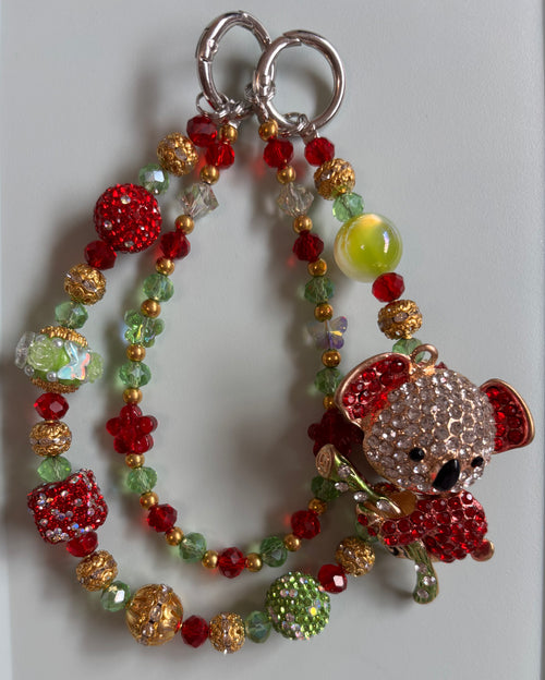 KOALA-FIED TO CHARM - Beaded Charm, Keychain Wristlet, Pen & Stretch Bracelet