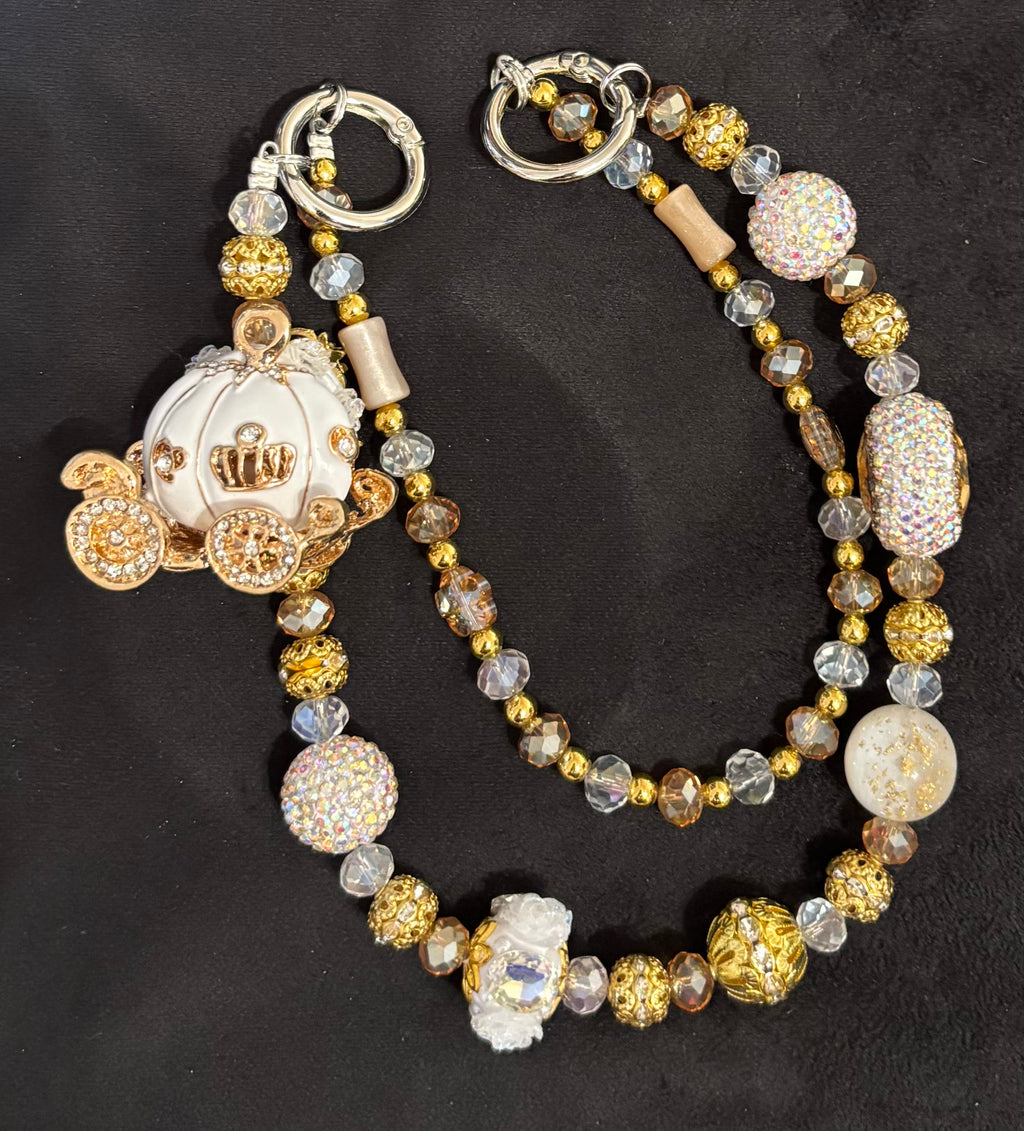 YOUR CHARIOT AWAITS TOO - Beaded Charm, Keychain, Pen & Stretch Bracelet Set