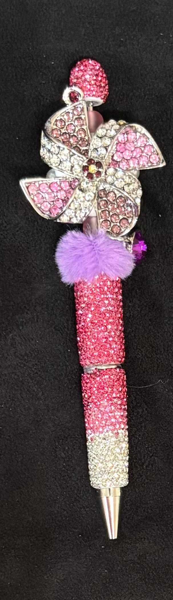 PINWHEEL PARTY - Beaded Charm, Keychain Wristlet, Pen & Stretch Bracelet