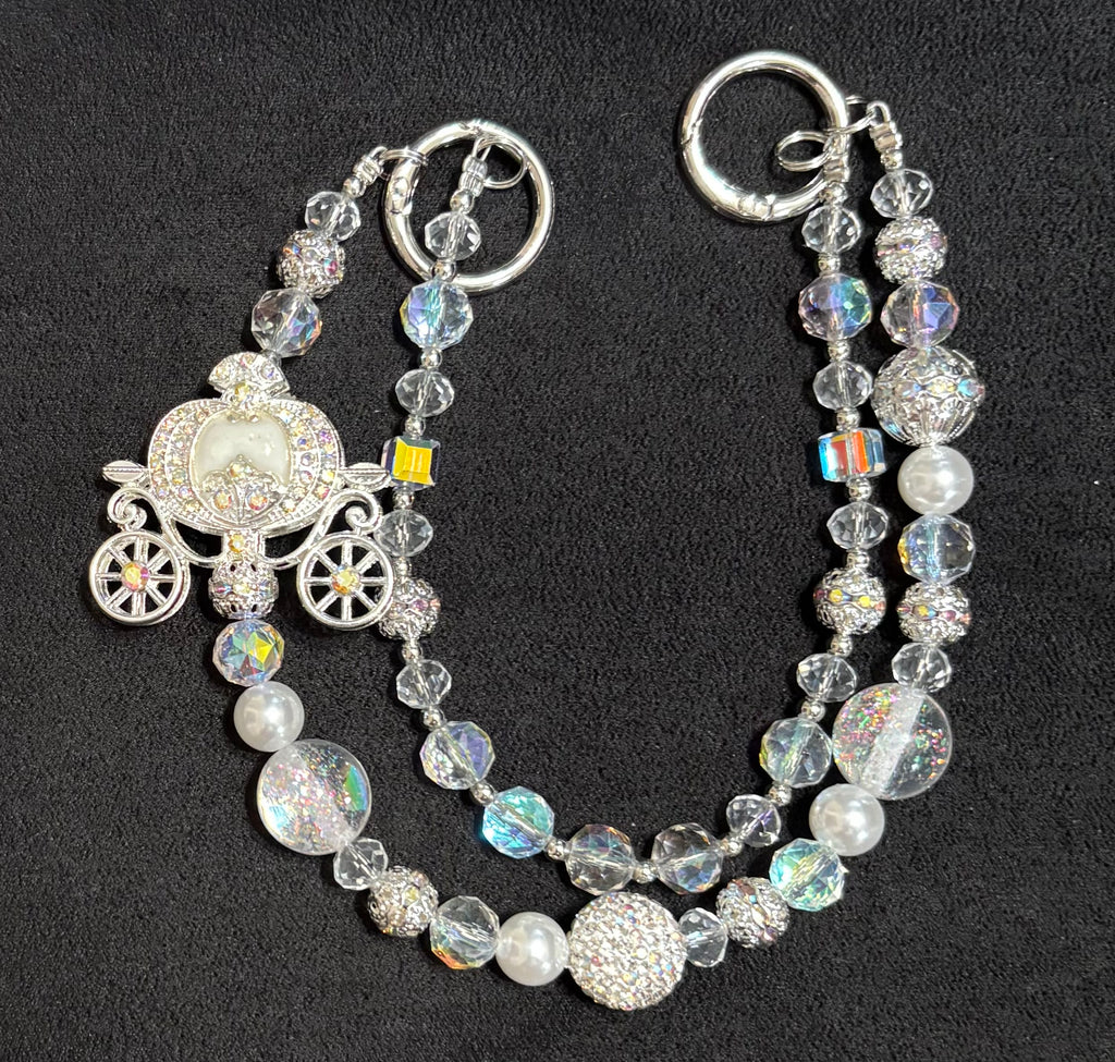 YOUR CHARIOT AWAITS - Beaded Charm, Keychain, Pen & Stretch Bracelet Set